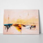 Πινακας σε καμβά SAILING BOATS OIL PAINTING 2