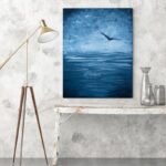 Πινακας σε καμβά SEAGULL OVER SEA