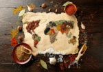 Πινακας σε καμβά SPICES MAP