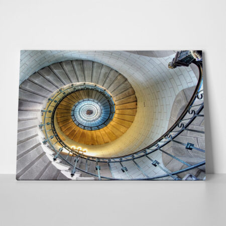 Πινακας σε καμβά SPIRAL STAIRCASE - Πολεις και Αρχιτεκτονικη