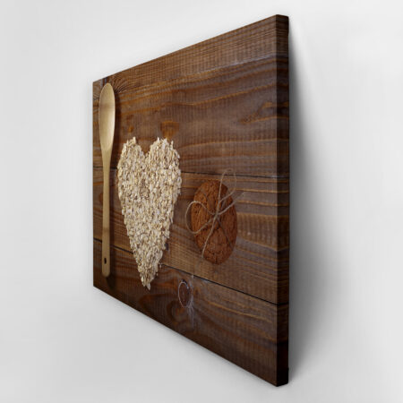 Πινακας σε καμβά SPOON HEART - Food and Drink Sticky 2