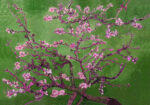 Πινακας σε καμβά VAN GOGH - ALMOND BLOSSOM GREEN