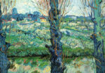 Πινακας σε καμβά VAN GOGH - ORCHARD IN BLOSSOM WITH VIEW OF ARLES