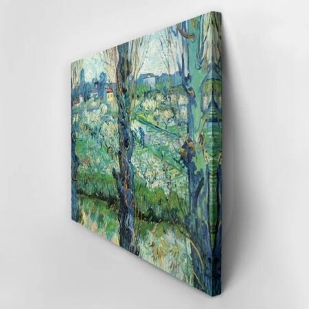 Πινακας σε καμβά VAN GOGH - ORCHARD IN BLOSSOM WITH VIEW OF ARLES - Vincent Van Gogh Sticky 3