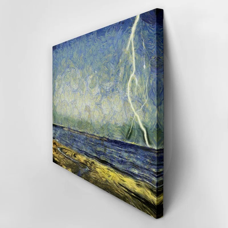 Πινακας σε καμβά VAN GOGH - STYLE LIGHTNING