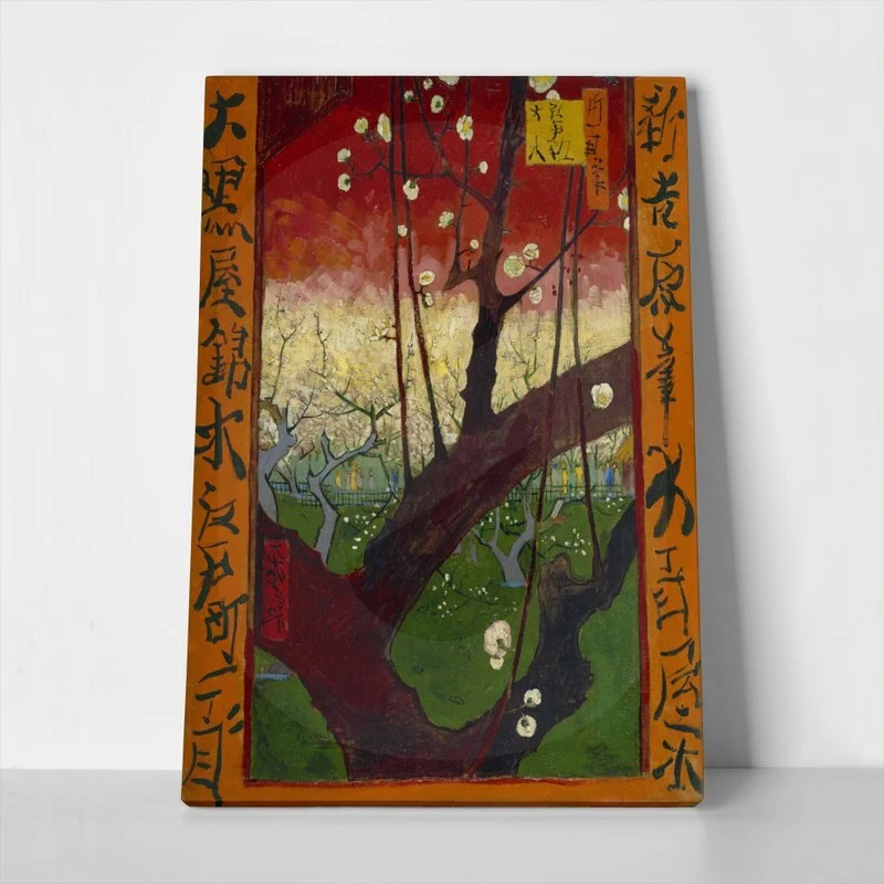 Πινακας σε καμβά VAN GOGH - JAPONAISERIE FLOWERING PLUM TREE