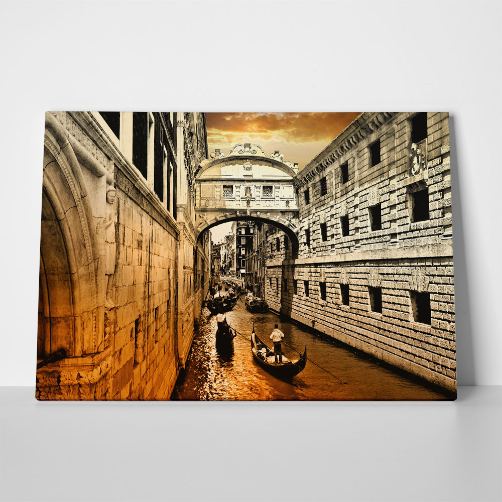 Πινακας σε καμβά VENICE BRIDGE
