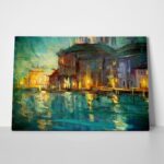 Πινακας σε καμβά VENICE OIL PAINTING ON PLYWOOD