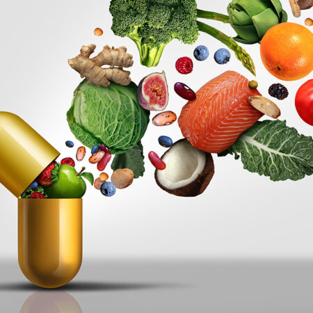Πινακας σε καμβά VITAMIN SUPPLEMENTS IN CAPSULE - Food and Drink Sticky 4