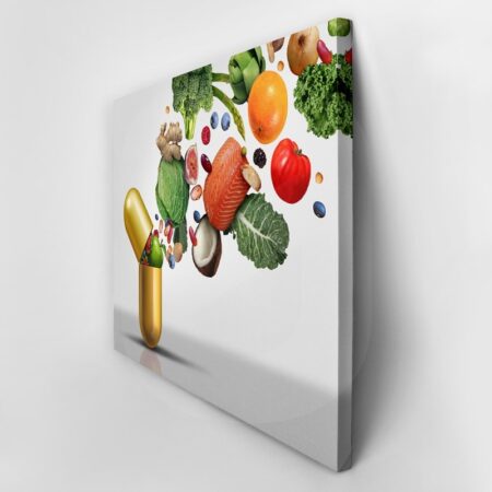 Πινακας σε καμβά VITAMIN SUPPLEMENTS IN CAPSULE - Food and Drink Sticky 2
