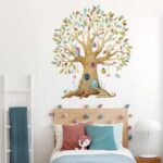 Αυτοκολλητο τοιχου WATERCOLOR TREE HOUSE