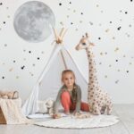 Αυτοκολλητο τοιχου CUTE MOON AND STARS