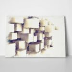 Πινακας σε καμβά ABSTRACT PAINTING CUBES