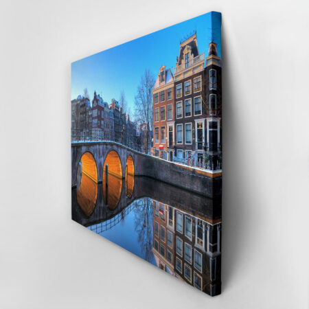 Πινακας σε καμβά AMSTERDAM CANALS - Αμστερνταμ Sticky 3