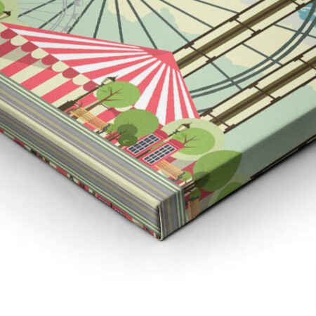 Πινακας σε καμβά AMUSEMENT PARK - Παιδικοι και set Sticky 2