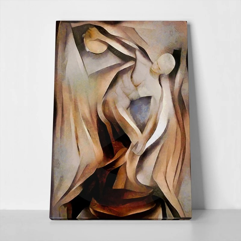 Πινακας σε καμβά ANCIENT SCULPTURES MODERN DESIGN CUBISM 4