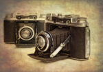 Πινακας σε καμβά ANTIQUE CAMERAS