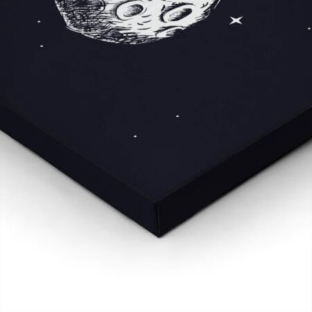Πινακας σε καμβά ASTRONAUT FISHING MOON - Παιδικοι και set Sticky 1