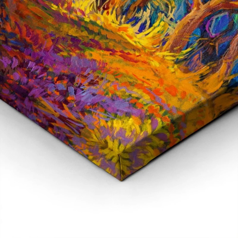 Πινακας σε καμβά AUTUMN FOREST PAINTING