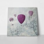 Πίνακας σε καμβά BALLOONS IN THE CLOUDS