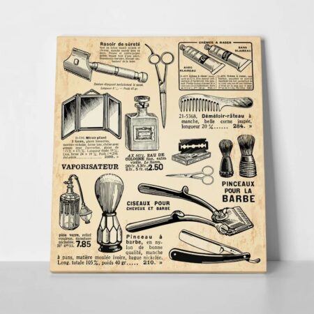 Πίνακας BARBER - Vintage Sticky 1