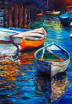 Πινακας σε καμβά BOAT PORT