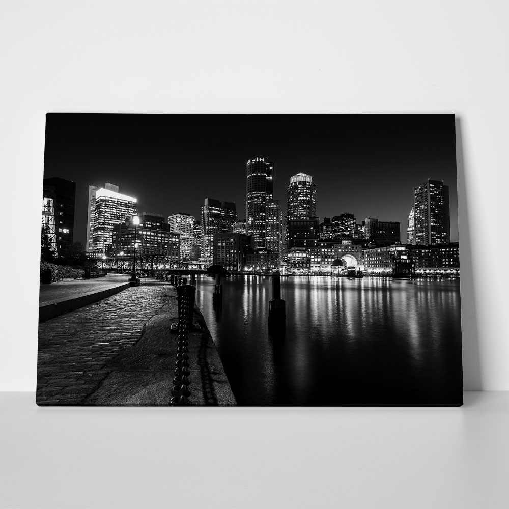Πινακας σε καμβά BOSTON HARBOUR