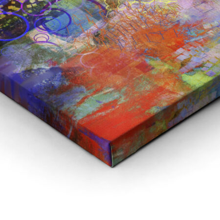 Πινακας σε καμβά COLORFUL PAINTING - Αφηρημενα και Abstract Sticky 1