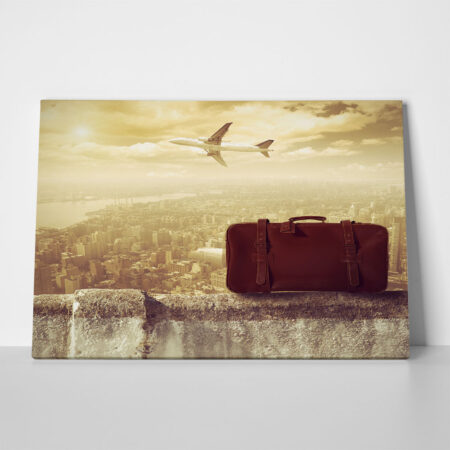 Πινακας σε καμβά CONCEPT OF TRAVEL - Vintage