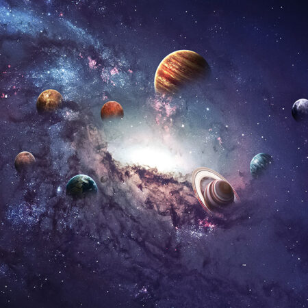 Πινακας σε καμβά CREATION OF PLANETS - Διαστημα και Τεχνολογια Sticky 4