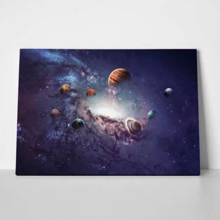 Πινακας σε καμβά CREATION OF PLANETS - Διαστημα και Τεχνολογια