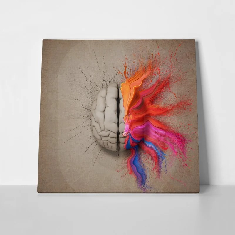 Πίνακας σε καμβά CREATIVE MIND