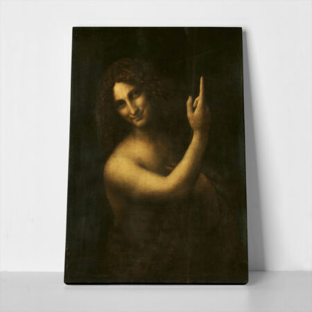 Πινακας σε καμβά DA VINCI - St. JOHN THE BAPTIST - Leonardo Da Vinci
