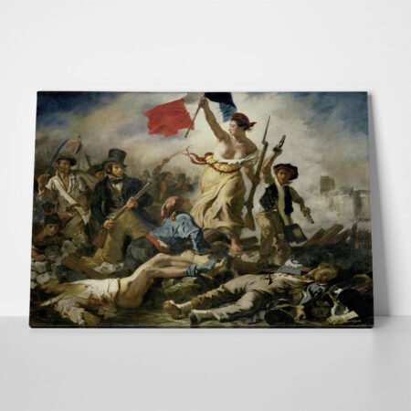 Πινακας σε καμβά DELACROIX - LIBERTY LEADING THE PEOPLE - Eugene Delacroix