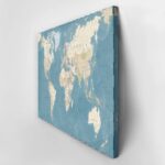 Πινακας σε καμβά DETAILED VINTAGE WORLD MAP