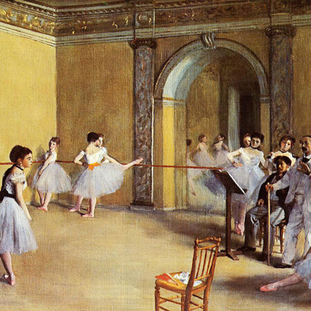 Πινακας σε καμβά EDGAR DEGAS - THE DANCE FOYER - Edgar Degas Sticky 4