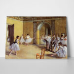 Πινακας σε καμβά EDGAR DEGAS - THE DANCE FOYER