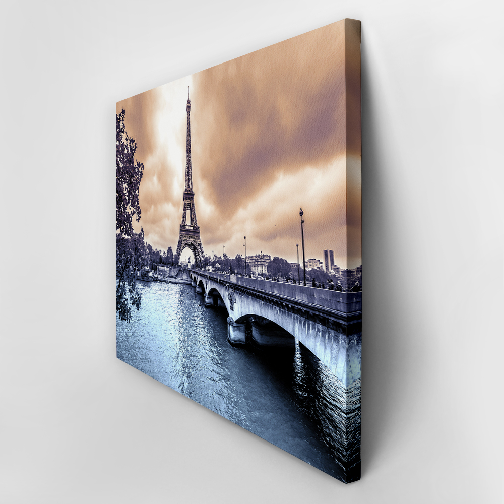 Πινακας σε καμβά EIFFEL BRIDGE