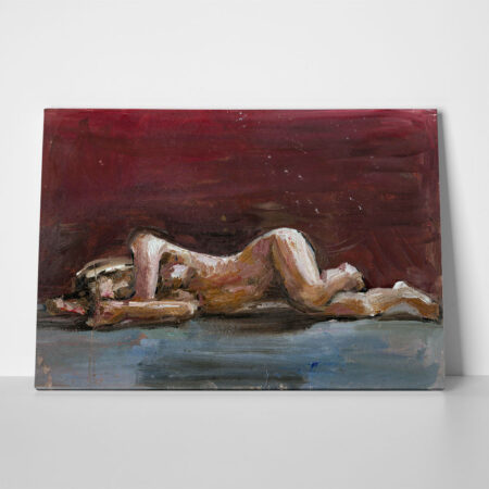 Πινακας σε καμβά EXPRESSIVE WOMAN FIGURE - Πορτραιτα και Φιγουρες