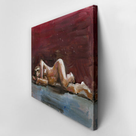 Πινακας σε καμβά EXPRESSIVE WOMAN FIGURE - Πορτραιτα και Φιγουρες Sticky 2