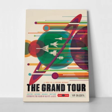 Πινακας σε καμβά GRAND TOUR - Διαστημα και Τεχνολογια