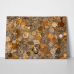 Πινακας σε καμβά GRUNGE ABSTRACT SHAPES 2