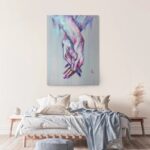 Πινακας σε καμβά HOLDING HANDS OIL PAINTING