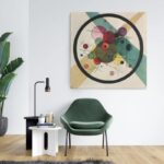 Πίνακας σε καμβά KANDINSKY - CIRCLES IN A CIRCLE