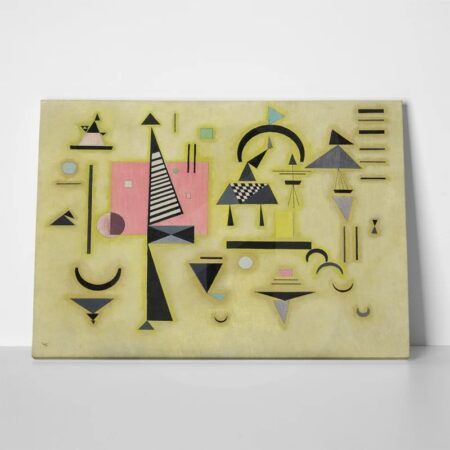 Πινακας σε καμβά KANDINSKY - DECISIVE PINK - Wassily Kandinsky
