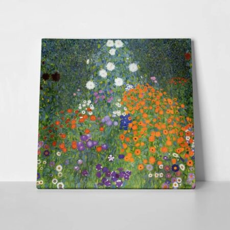 Πινακας σε καμβα KLIMT - COTTAGE GARDEN - Gustav Klimt Sticky 1