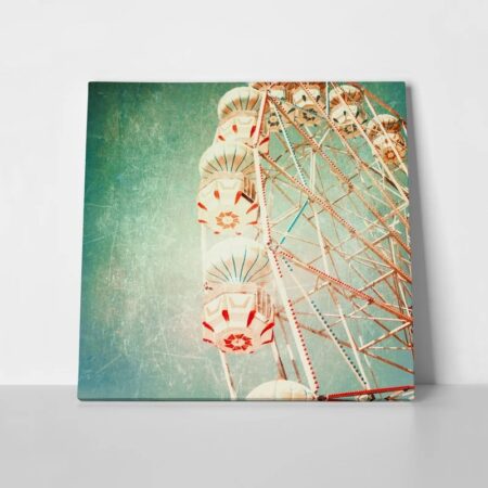 Πίνακας FUNFAIR WHEEL - Vintage