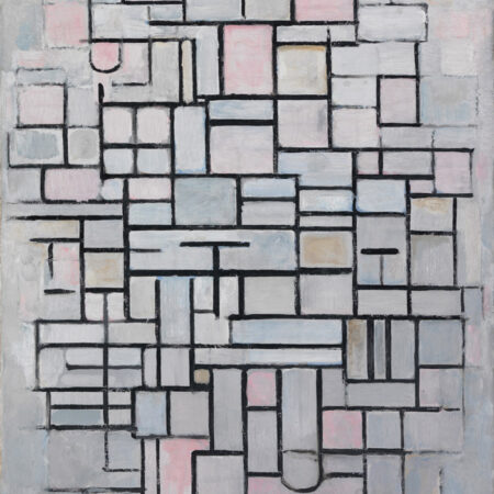 Πινακας σε καμβά MONDRIAN - COMPOSITION NO IV - Mondrian Piet Sticky 5