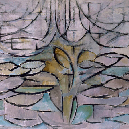 Πινακας σε καμβά MONDRIAN - FLOWERING APPLETREE - Mondrian Piet Sticky 5
