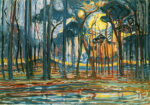Πινακας σε καμβά MONDRIAN - WOODS NEAR OELE